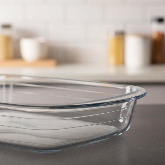 Ô Cuisine Fuente Rectangular de Vidrio 32x20 cm Ô Cuisine Fuente Rectangular de Vidrio 32x20 cm