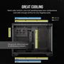Corsair 2500X Caja PC Midi Tower Negro con Vidrio Templado