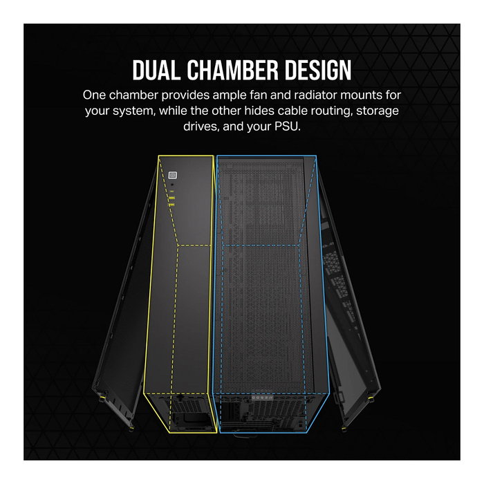 Corsair 2500X Caja PC Midi Tower Negro con Vidrio Templado
