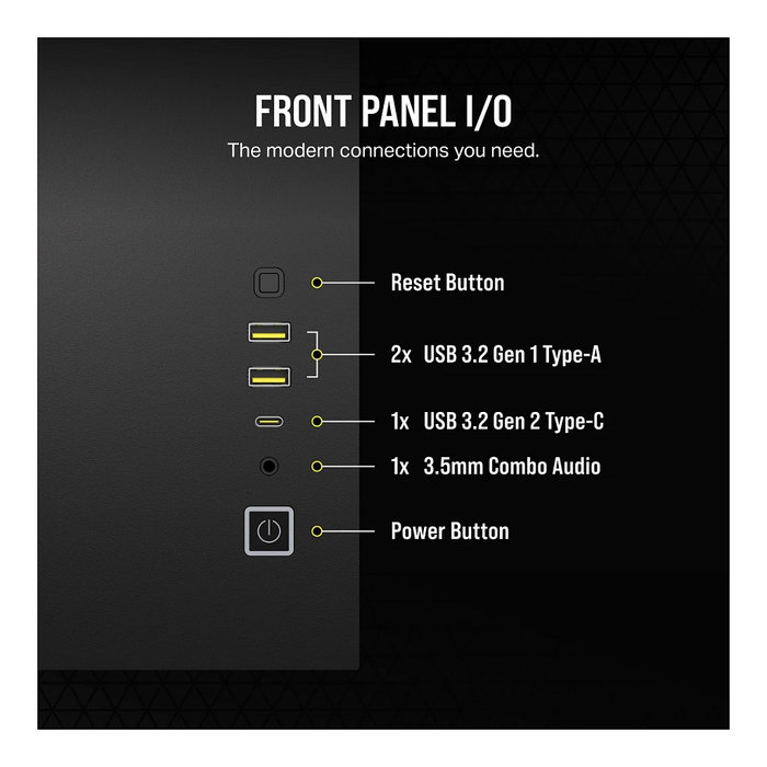 Corsair 2500X Caja PC Midi Tower Negro con Vidrio Templado