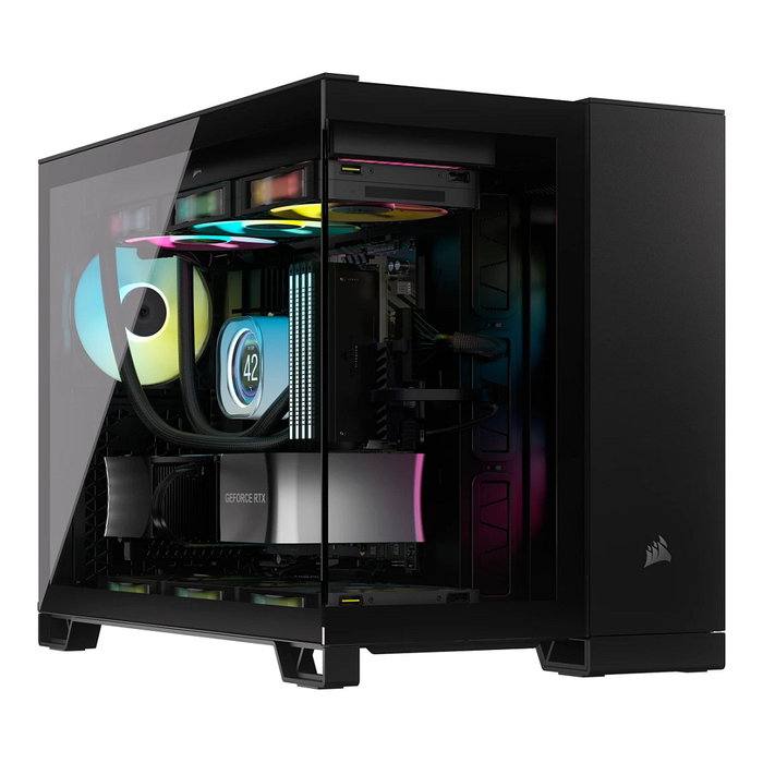 Corsair 2500X Caja PC Midi Tower Negro con Vidrio Templado