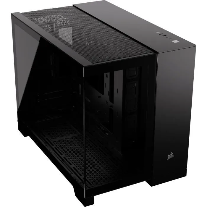 Corsair 2500X Caja PC Vidrio Templado Micro ATX Doble Cámara Negro