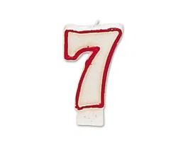 Liderpapel Vela de Cumpleaños Número 7