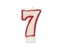 Liderpapel Vela de Cumpleaños Número 7