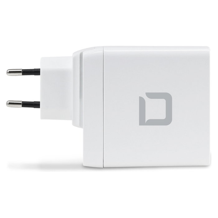 Dicota Travel Laptop GaN Charger Universal PRO 100W Cargador Portátil Blanco D31983
