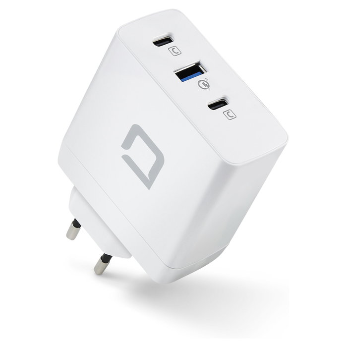 Dicota Travel Laptop GaN Charger Universal PRO 100W Cargador Portátil Blanco D31983