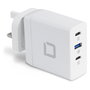 Dicota Travel Laptop GaN Charger Universal PRO 100W Cargador Portátil Blanco D31983