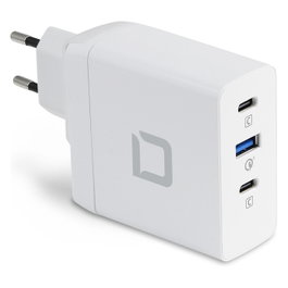 Dicota Travel Laptop GaN Charger Universal PRO 100W Cargador Portátil Blanco D31983