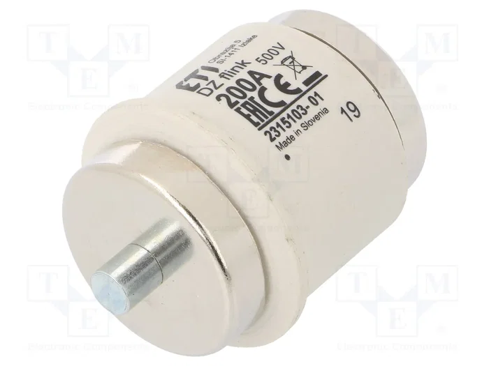 ETI POLAM Fusible de cartucho DV de cerámica 200A rápido ETI POLAM Fusible de cartucho DV de cerámica 200A rápido