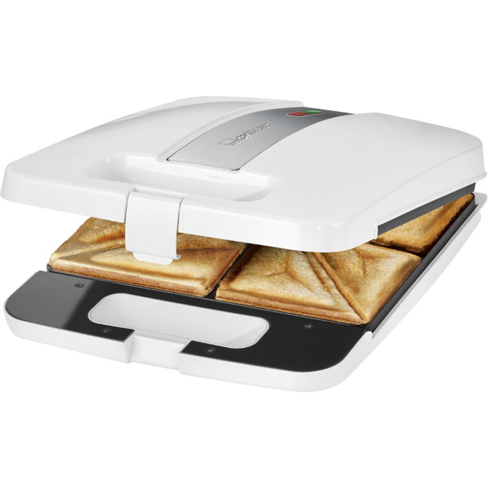 Clatronic ST 3629 Sandwichera blanca para 4 rebanadas Clatronic ST 3629 Sandwichera blanca para 4 rebanadas