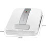 Clatronic ST 3629 Sandwichera blanca para 4 rebanadas