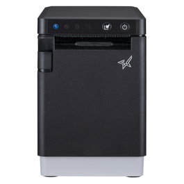 STAR MICRONICS EUROP mC-Label2 - Impresora de Etiquetas de Códigos de Barras Térmica Directa, 300 x 300 DPI, 180 mm/s, Ancho Ajustable 20-60 mm, Inalámbrica y Alámbrica, Negro
