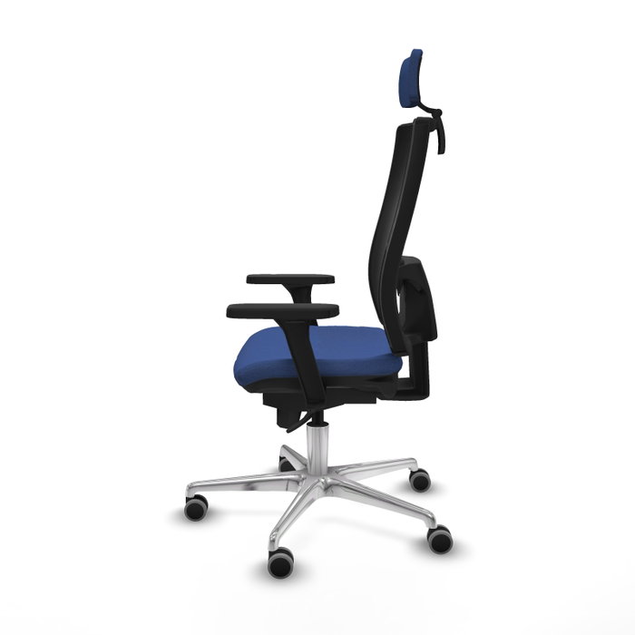 PIQUERAS Y CRESPO Silla de oficina Horna con Mecanismo Sincro, Azul marino y Negro PIQUERAS Y CRESPO Silla de oficina Horna con Mecanismo Sincro, Azul marino y Negro