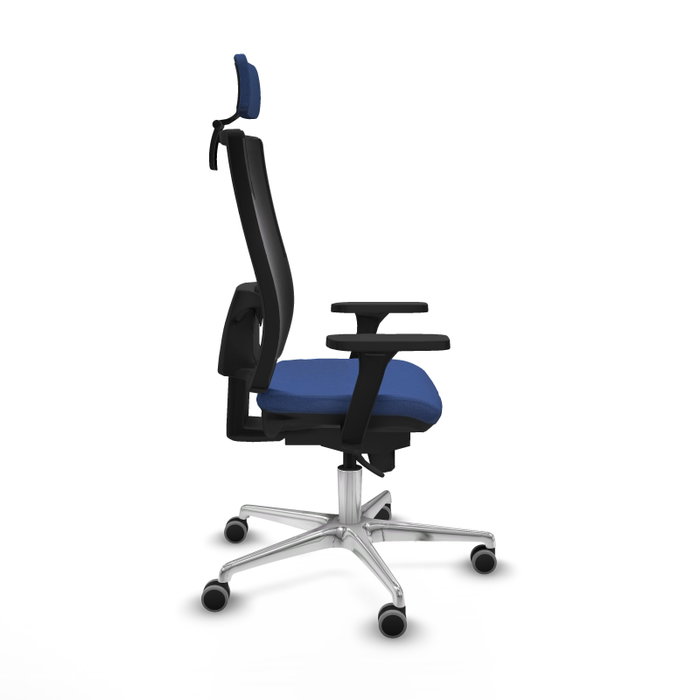 PIQUERAS Y CRESPO Silla de oficina Horna con Mecanismo Sincro, Azul marino y Negro PIQUERAS Y CRESPO Silla de oficina Horna con Mecanismo Sincro, Azul marino y Negro