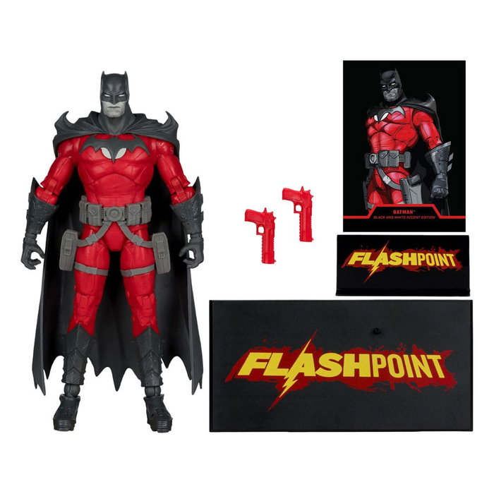McFarlane Toys DC Multiverse Batman (Flashpoint) Black & White Accent Edition Gold Label