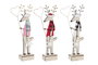 DKD Home Decor Figura de Reno con LED Surtida