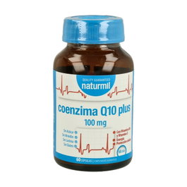 Naturmil Coenzima Q10 Plus 100 mg - 60 Cápsulas, Complemento Alimenticio Antioxidante