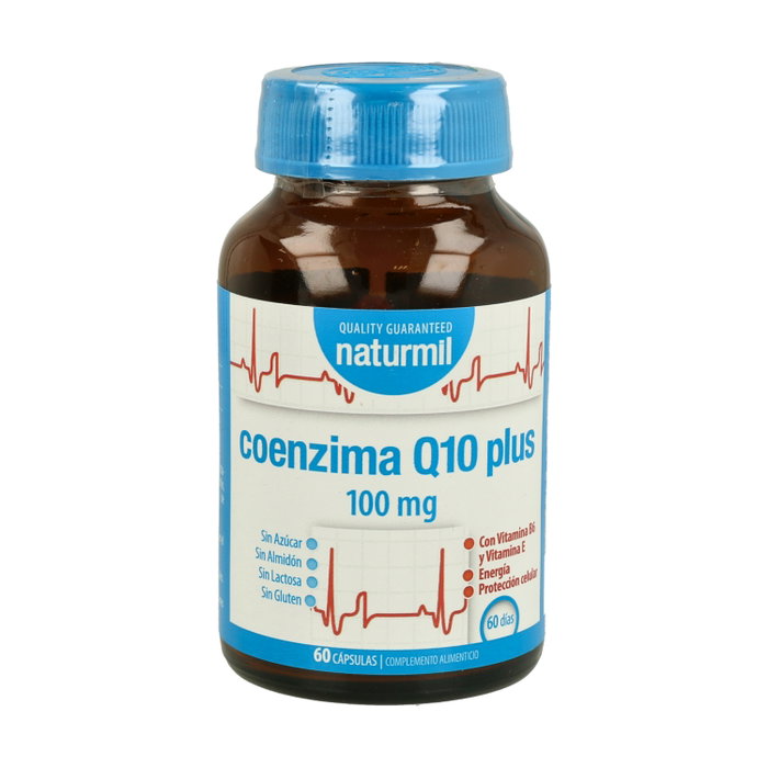Naturmil Coenzima Q10 Plus 100 mg - 60 Cápsulas, Complemento Alimenticio Antioxidante Naturmil Coenzima Q10 Plus 100 mg - 60 Cápsulas, Complemento Alimenticio Antioxidante