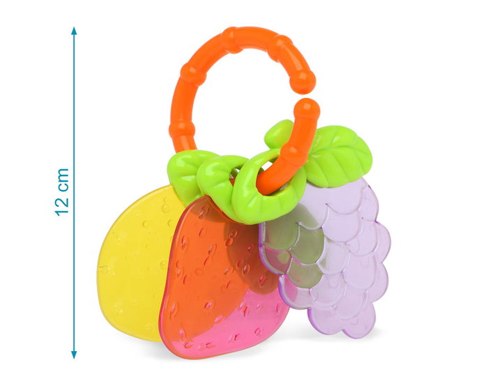 KioKids Mordedor con Forma de Frutas para Bebé +3 Meses Multicolor