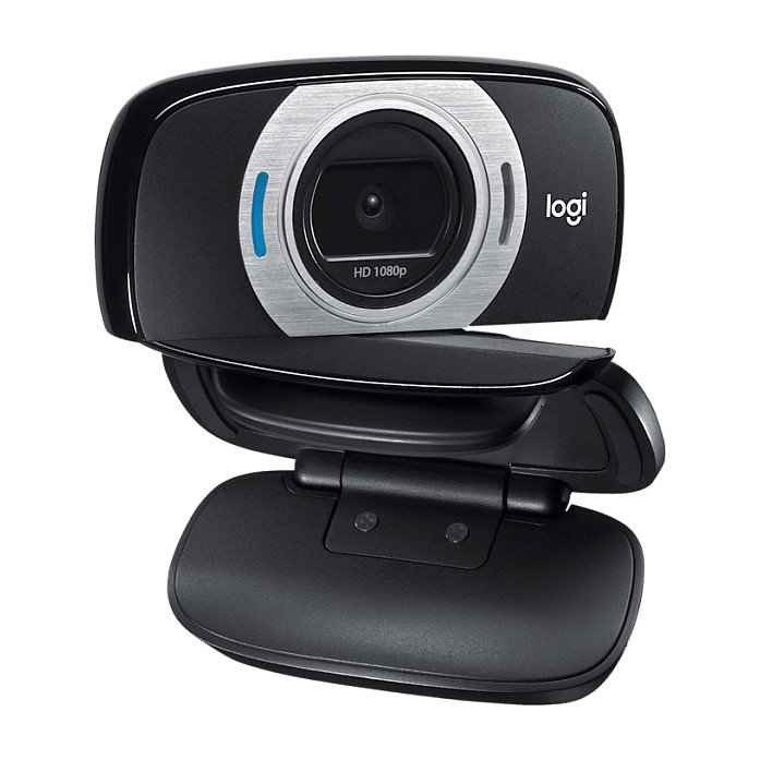 Logitech C615 Webcam Portable HD, 1080p Full HD a 30 fps, Enfoque Automático, Micrófono Integrado, USB 2.0 - Ideal para Videollamadas, Streaming, Windows/Mac/Android