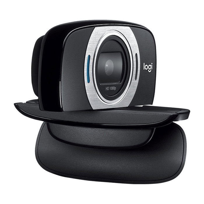Logitech C615 Webcam Portable HD, 1080p Full HD a 30 fps, Enfoque Automático, Micrófono Integrado, USB 2.0 - Ideal para Videollamadas, Streaming, Windows/Mac/Android