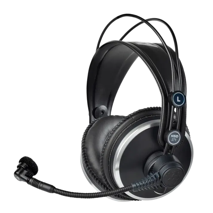 AKG HSD271 Auriculares Cerrados Dinámicos Circumaurales Con Micrófono Hipercardioide Inalámbricos Negro Mate
