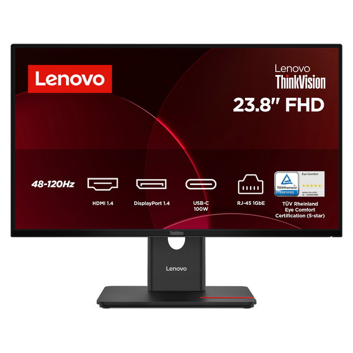 Lenovo ThinkVision T24d-40 23,8 pulg. FHD IPS 120Hz Black Lenovo ThinkVision T24d-40 23,8 pulg. FHD IPS 120Hz Black