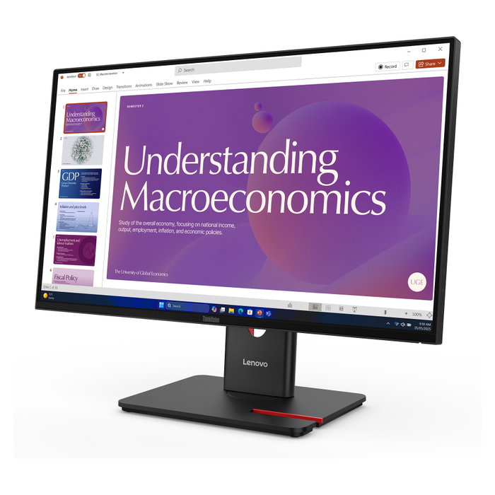 Lenovo ThinkVision T24d-40 Monitor 23.8 pulg. IPS Full HD 120Hz Negro Lenovo ThinkVision T24d-40 Monitor 23.8 pulg. IPS Full HD 120Hz Negro
