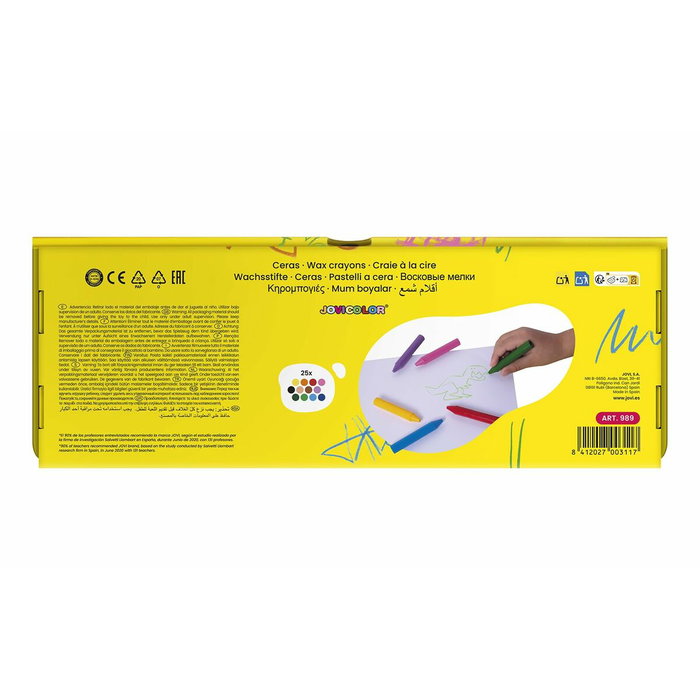 Jovi Ceras Jovicolor Colores Surtidos Caja de 300 Unidades