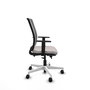 PIQUERAS Y CRESPO Silla de oficina Haches Blanca y Gris