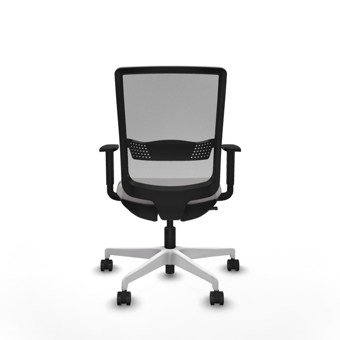 PIQUERAS Y CRESPO Silla de oficina Haches Blanca y Gris
