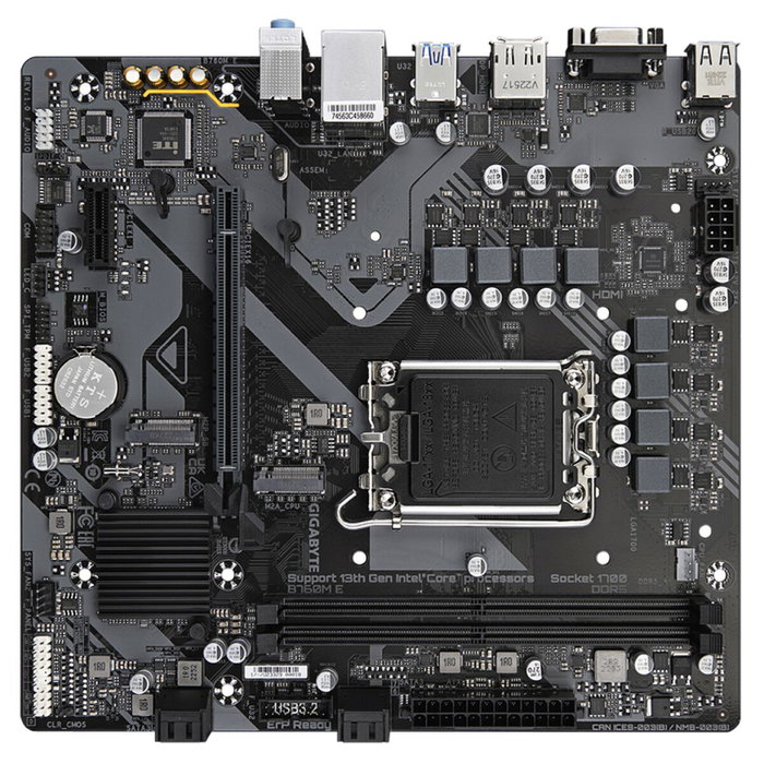 Gigabyte B760M E Micro ATX LGA 1700 DDR5 Gigabyte B760M E Micro ATX LGA 1700 DDR5