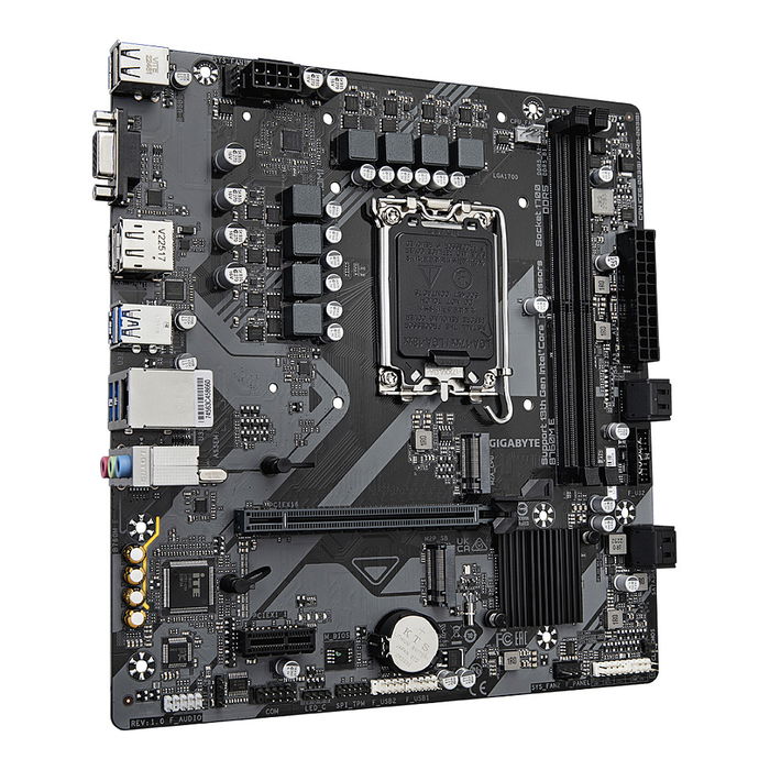 Gigabyte GA-B760M E Placa Base Intel B760 LGA 1700 DDR5 Compatible Intel Core 14ª Gen ATX
