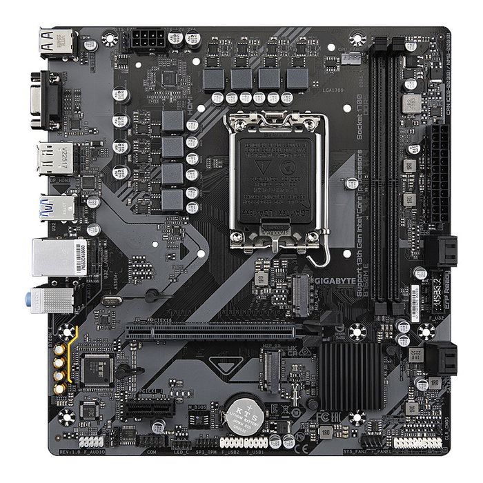Gigabyte GA-B760M E Placa Base Intel B760 LGA 1700 DDR5 Compatible Intel Core 14ª Gen ATX