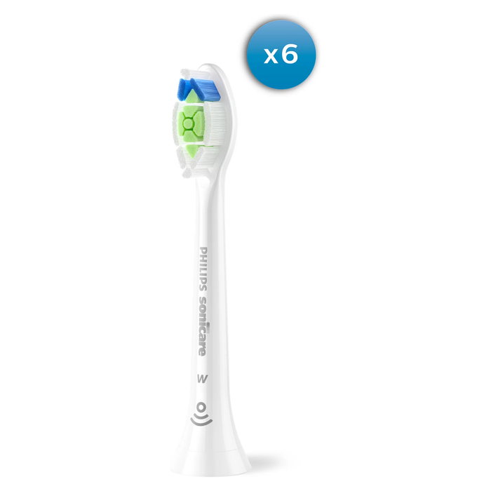 Philips Sonicare HX6066/87 W2 Optimal White - Pack de 6 cabezales de repuesto
