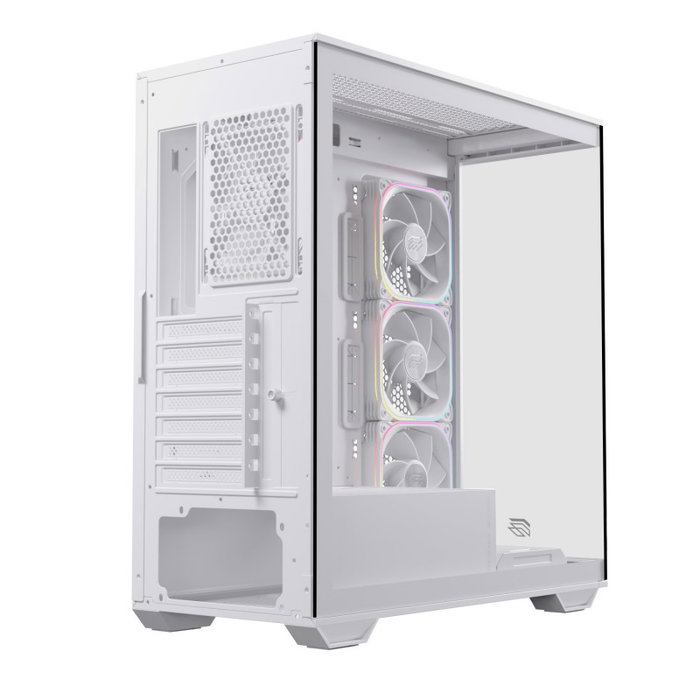 Einarex Caja ATX Semitorre S700 RGB 4 Ventiladores Blanca Ref: EXCS-PR-700R-W
