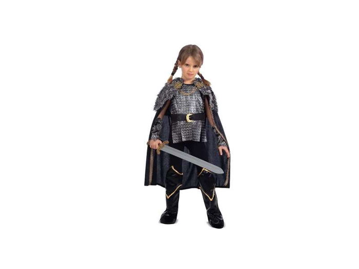 My Other Me Disfraz Dama Vikinga 5-6 Y (Capa, túnica, cinturón, manguitos y cubrebotas) Plateado My Other Me Disfraz Dama Vikinga 5-6 Y (Capa, túnica, cinturón, manguitos y cubrebotas) Plateado