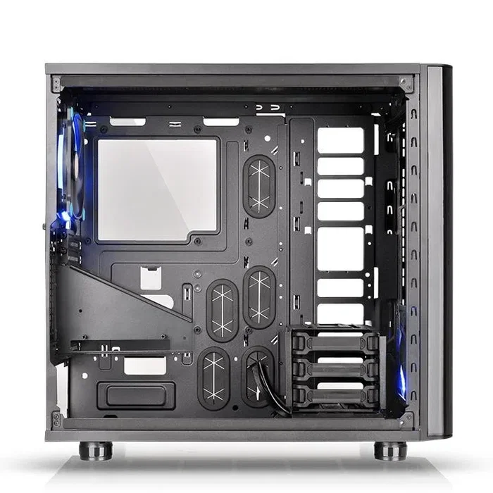 Thermaltake View 31 Cristal Templado Negro - Torre Midi sin Fuente, USB 3.0 y 2 Ventiladores 140mm Thermaltake View 31 Cristal Templado Negro - Torre Midi sin Fuente, USB 3.0 y 2 Ventiladores 140mm