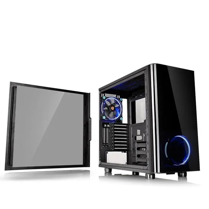 Thermaltake View 31 Cristal Templado Negro - Torre Midi sin Fuente, USB 3.0 y 2 Ventiladores 140mm Thermaltake View 31 Cristal Templado Negro - Torre Midi sin Fuente, USB 3.0 y 2 Ventiladores 140mm