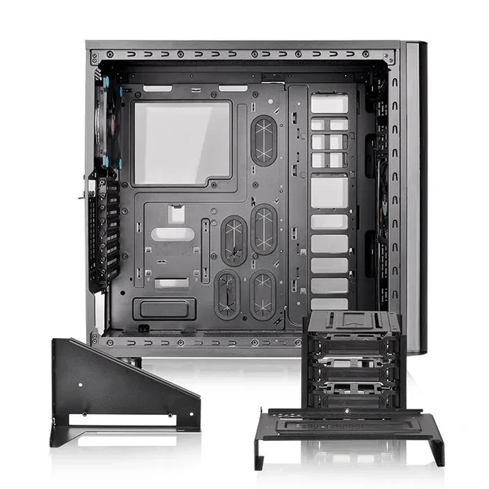 Thermaltake View 31 Cristal Templado Negro - Torre Midi sin Fuente, USB 3.0 y 2 Ventiladores 140mm Thermaltake View 31 Cristal Templado Negro - Torre Midi sin Fuente, USB 3.0 y 2 Ventiladores 140mm