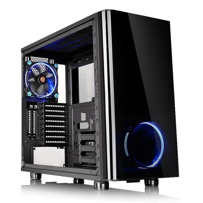 Thermaltake View 31 Cristal Templado Negro - Torre Midi sin Fuente, USB 3.0 y 2 Ventiladores 140mm Thermaltake View 31 Cristal Templado Negro - Torre Midi sin Fuente, USB 3.0 y 2 Ventiladores 140mm
