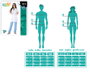Disfraz de Doctora Mujer Adulto Talla XL - Bata Blanca y Pantalón Celeste