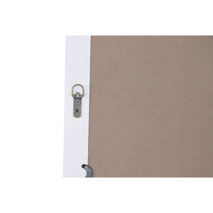 DKD Home Decor Espejo Moderno Lacado Blanco Roto 70x170 cm