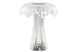 DKD Home Decor Lámpara de sobremesa LED Acrílico Transparente Táctil