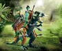 Playmobil dino rise 71261 t-rex con armadura y lanzador de piedras