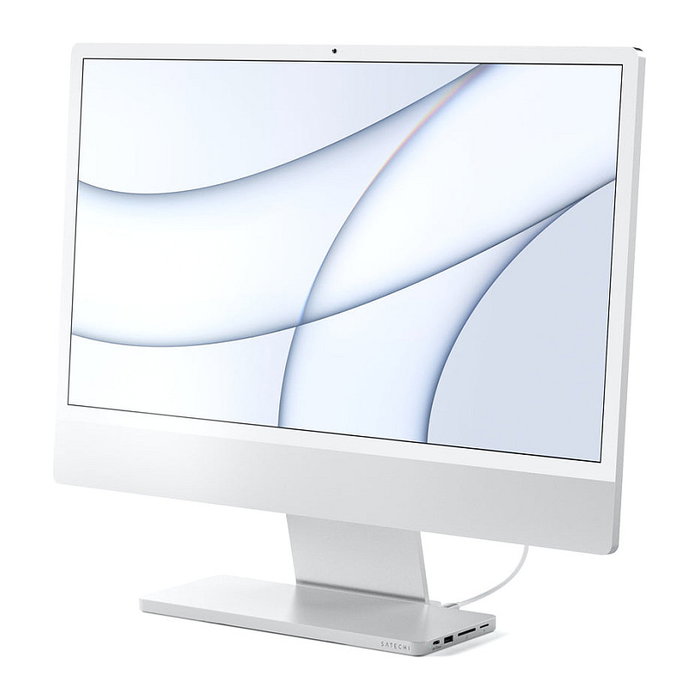 Satechi USB-C Slim Dock para iMac 24 pulgadas, Plata