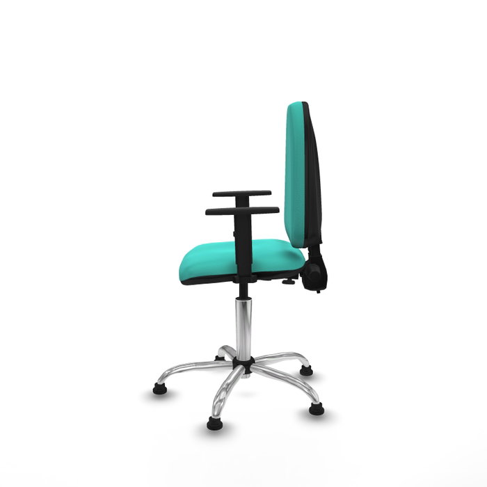 PIQUERAS Y CRESPO Silla de oficina Aýna Turquesa con Base Cromada PIQUERAS Y CRESPO Silla de oficina Aýna Turquesa con Base Cromada