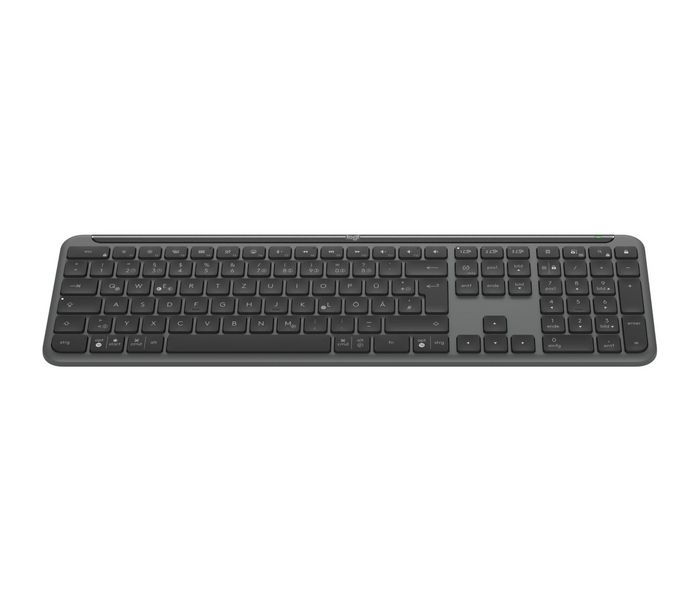 Logitech Signature Slim K950 Teclado Inalámbrico Delgado y Silencioso para 3 Dispositivos, Teclas Personalizables, Bluetooth, Reciclado