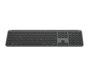 Logitech Signature Slim K950 Teclado Inalámbrico Delgado y Silencioso para 3 Dispositivos, Teclas Personalizables, Bluetooth, Reciclado