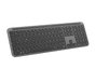 Logitech Signature Slim K950 Teclado Inalámbrico Delgado y Silencioso para 3 Dispositivos, Teclas Personalizables, Bluetooth, Reciclado